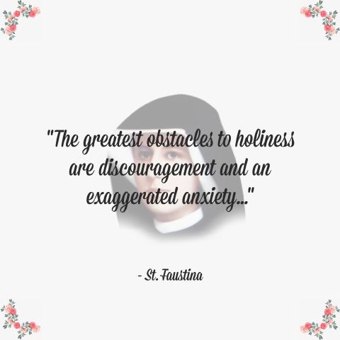 St. Faustina Quote