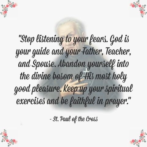 St. Paul Of The Cross Quote