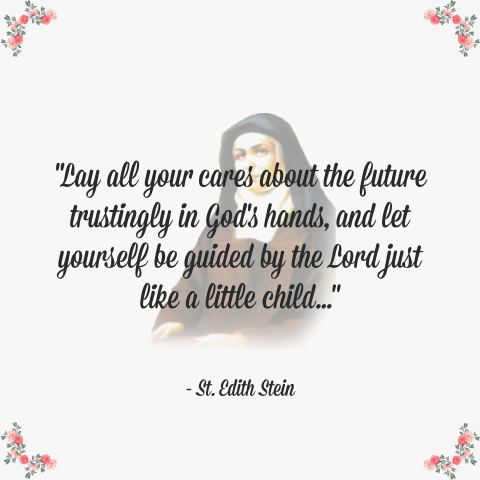 St. Edith Stein Quote
