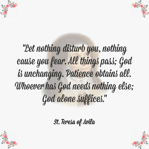 St. Teresa of Avila Quote