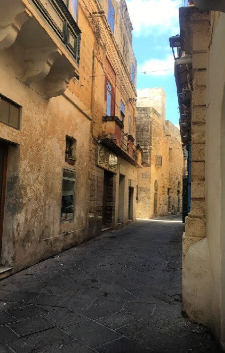 A street in Rabat, Malta.